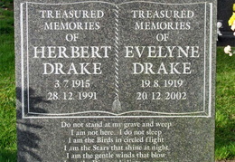 DRAKE Herbert 1915-1991 and Everlyne DRAKE 1919-2002